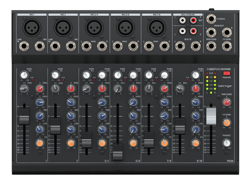 Mesa Behringer Xenyx 1003b Com 10 Canais Bivolt