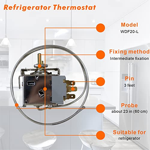 Termostato De Refrigerador Wdf20l Universal, Pieza De R...