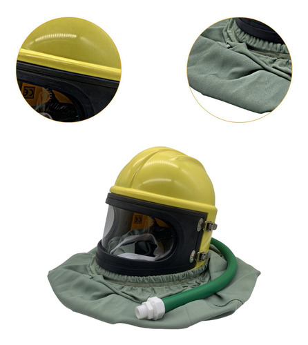 Sandblasting Helmet Sand Blasting Hood Cape For Sandblasting