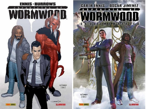 Panini Mx - Cronicas De Wormwood Tomo 1 Y 2 Serie Completa!