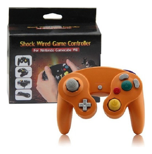 Joystick Control Mando Para Game Cube Naranja 