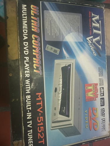 Reproductor Dvd,mp3,cd Con Sintonizador De Tv Mod. Mtv-5152t