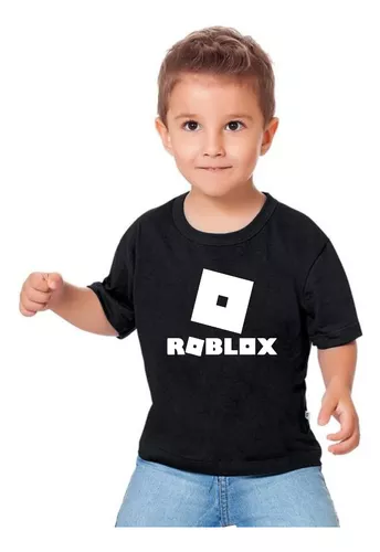 Camiseta Roblox Logo Preto Ah01895