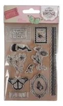 Comprar Ibi Craft - Vintage - Sello De Silicona - Scrapbooking Tinta Negro Exterior Transparente