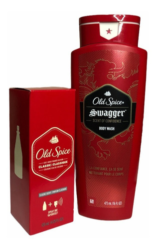 Pack Colonia Old Spice 125ml + Body Wash 475ml