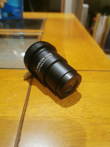 Barlow 2x 1.25 Single Lens Telescopio Astronomía