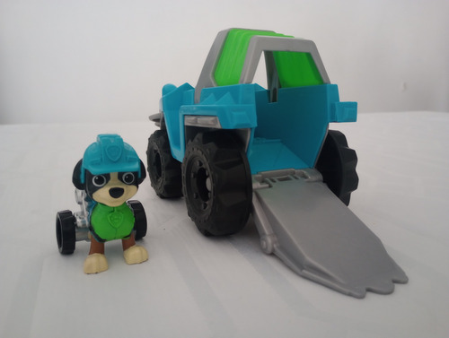 Paw Patrol Vehículo De Rex Rex Azul Acero (Usado)
