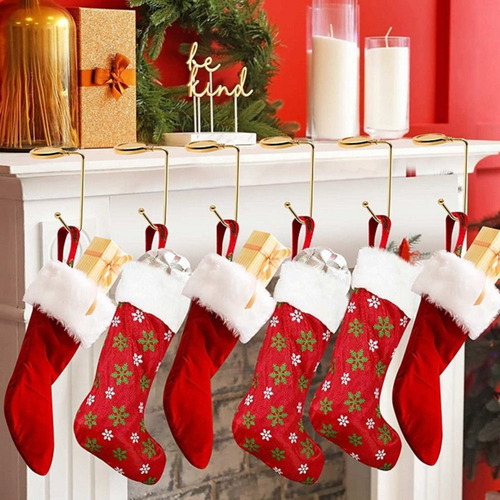 Gancho De Navidad Con Gancho Para Calcetines Navideños, Clip