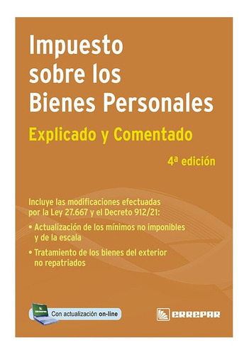 Ley De Ganancias Explicado Y Comentado 2021, De Celdeiro. Editorial Errepar, Tapa Blanda En Español, 2022