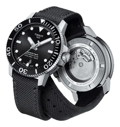 Reloj Tissot Seastar 1000 Powermatic 80 T1204071705100 Autom Color
