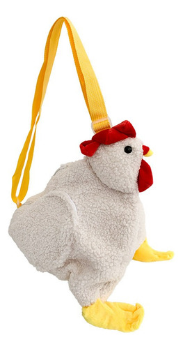 Bolso De Peluche Con Forma De Gallina Para Mujer, Bolso Pequ