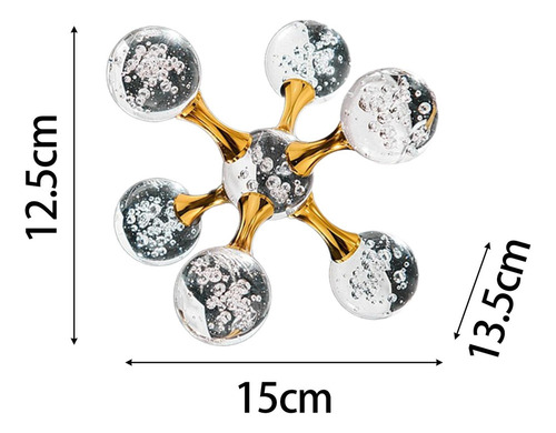 / Figura Moderna De De Burbujas Para Una Decoración L