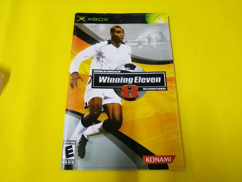 Manual Original Winning Eleven 8 De Xbox Clasico *en Español