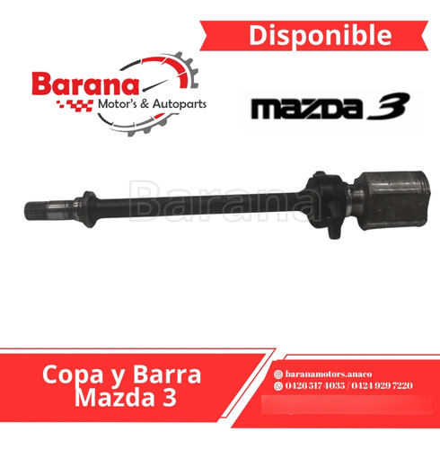 Copa Y Barra Mazda 3