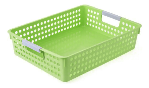 Caja Decorativa De Genérico  Genérico  Color Verde  Calado  35cm De Largo X   26cm De Ancho X   8.5cm De Alto 