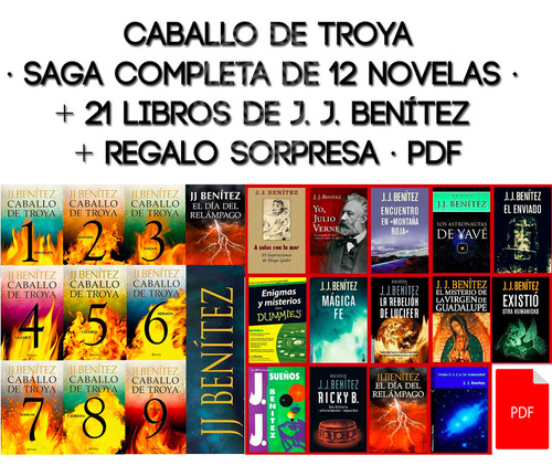 Caballo De Troya · Saga 12 Libros + 21 Libros J. J. Benítez