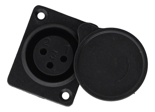 Conector De Enchufe Hembra Xlr De 3 Pines