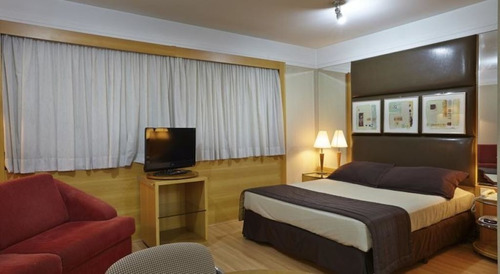 Imagem 6 de 15 de Flat No Jardins Excelente Localização No Pool - Sf7450