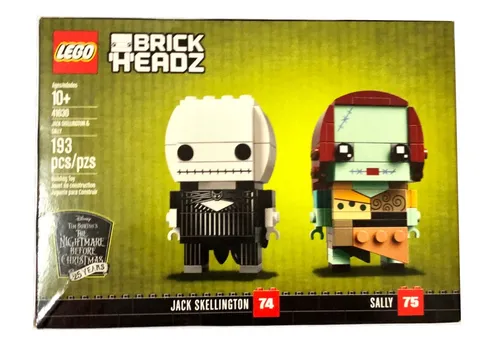 Lego brickheadz jack skellington & sally sale