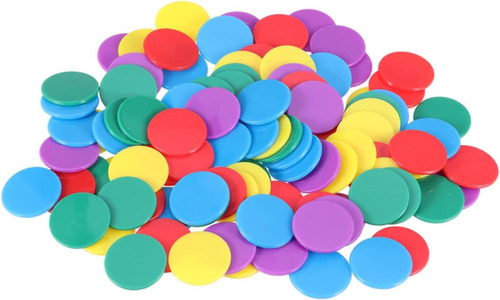 Disco De Conteo 100 Piezas Mini Fichas Contadores De Aprendi