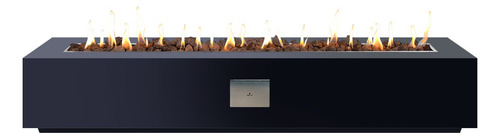Lareira A Gás Fire Pit De Jardim Afrodite 150cm Preto