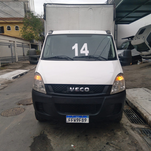 Iveco Daily 35s14 2014 Baú Com Plataforma Traseira Revisada