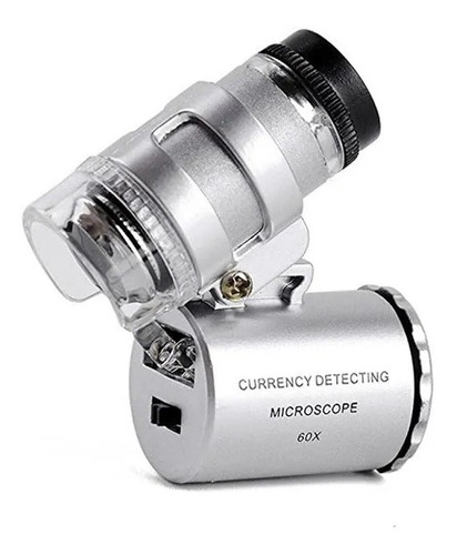 Microscopio Lupa 60 X Luz Led Cultivo Ver Tricomas Flores