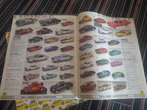 4 Catálogos Exoticar Automovilismo Autitos Usa Hotwheels (Usado)