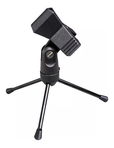 Suporte Microfone Tripé De Mesa Ds011 Waver + Nf-e