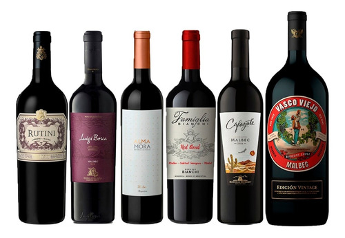 Vino (combo Alta Gama Caja 6 Botellas X 750). Quirino