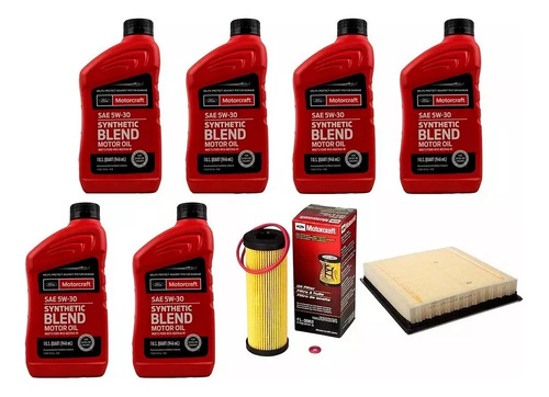 Kit Mantención Ford F150 2.7l Filtro Aceite + Aceite+f. Aire