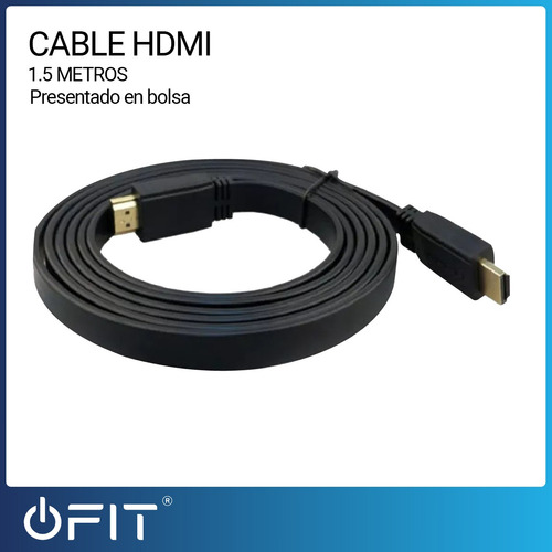 Imagen 2 de 10 de Cable Hdmi 1.5m Con Filtro Mallado