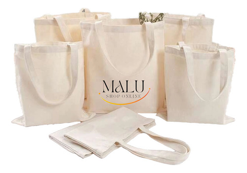 40 Bolsas Sacolas Algodão Ecobag Personalizada C/ Logo 20x30