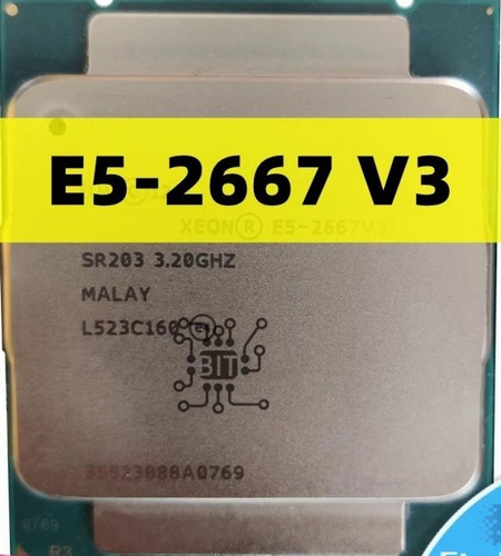 Processador Xeon E5 2667 V3 (i7 8700k) 10/20 Pronta Entrega