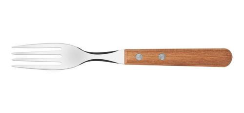 Tenedor De Mesa Mango De Madera Tramontina X 12 Unidades