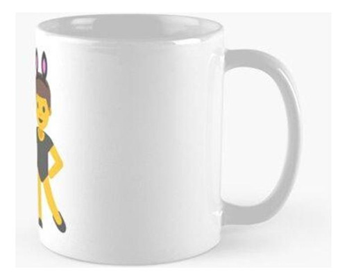 Taza Emoji De Orejas De Conejo Calidad Premium