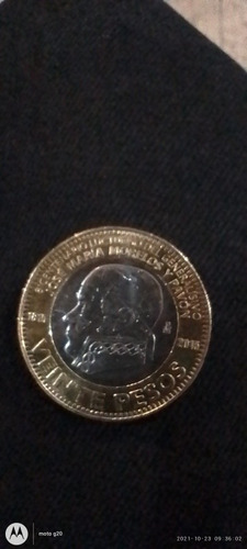 Moneda Conmemorativa 20 Pesos Jose María Y Pavon