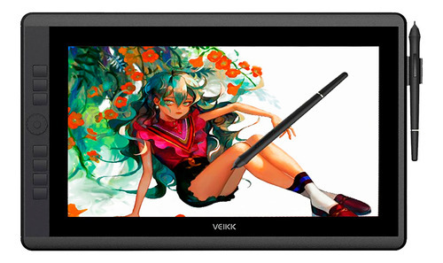 Tableta Digitalizadora Veikk  vk1560 Pro 15,6 Kservice Color Negro