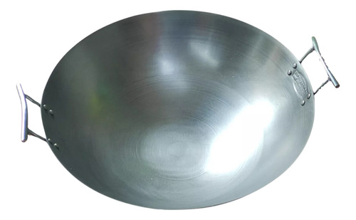 Sartén Wok Antihaderente + Utensilios Acero Inoxidable 47cm