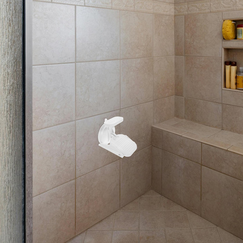 Reposapiés De Ducha Plegable Con Ventosa Para Afeitarse Las