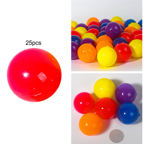 25 Pieces Bingo Ball Raffle Balls Attachments Red