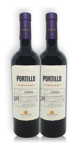 Portillo Vino Syrah Kit X2u 750ml Salentein Wines Mendoza