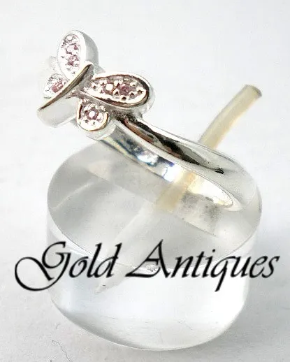 Anillo De Plata 925 Y Rosa De Francia