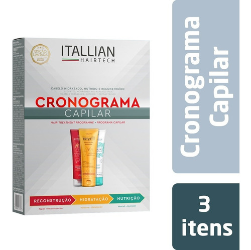 Cronograma Capilar Itallian Trivitt Innovator Extreme Up 