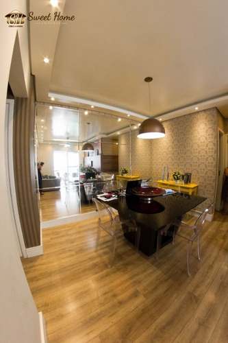 Imagem 10 de 15 de Apartamento Em Alphaville 3 Dorms E 2 Vagas E Varanda Gourmet. - Sh1533