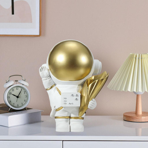 Estatuas De Decoración De Adornos De Resina Dorado