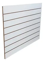 Comprar Panel Ranurado Melamina 1.20x90 Blanco - Ganchos Blisteros