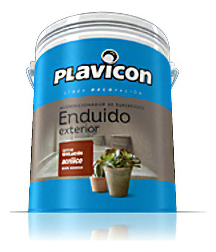 Enduido Plastico Para Exteriores Superlijable 1l Plavicon