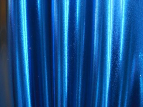 Tela Elastica Elastano Metalico 59.8 In Una Pieza Color Azul