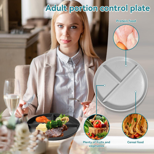 Plato De Porciones Para Bajar De Peso